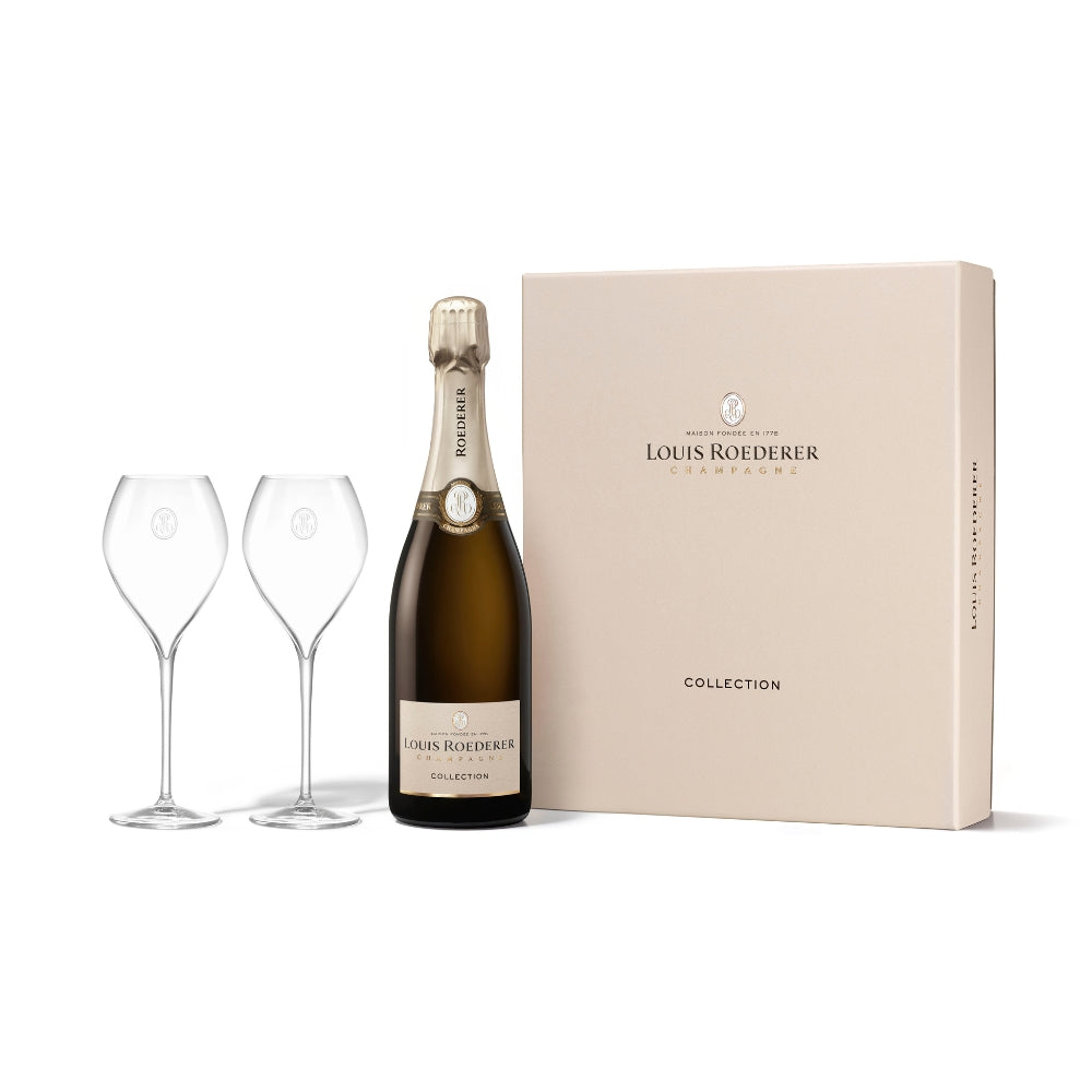 Louis Roederer Collection 244 Brut (Gift Box with 2 Flutes)