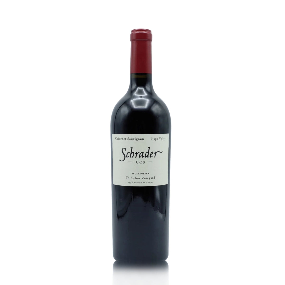 Schrader Cabernet Sauvignon CCS Beckstoffer To Kalon Vineyard 2018