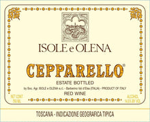 Load image into Gallery viewer, Isole e Olena Cepparello Toscana IGT 2019