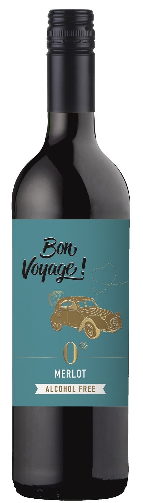 Bon Voyage Merlot Alcohol-Free bottle