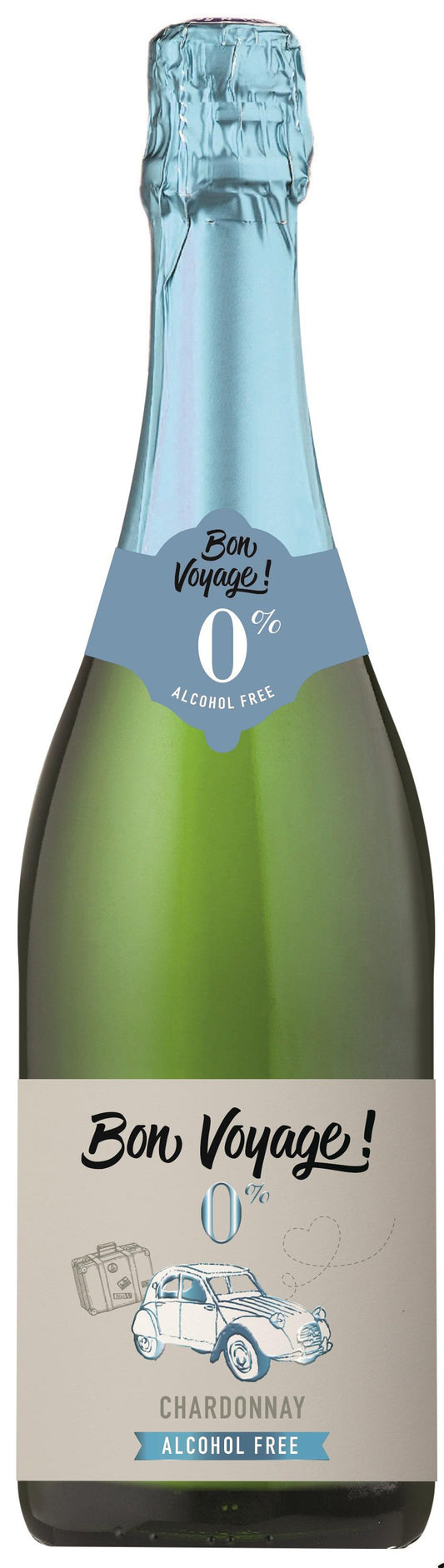 Bon Voyage Sparkling Chardonnay Alcohol-Free bottle