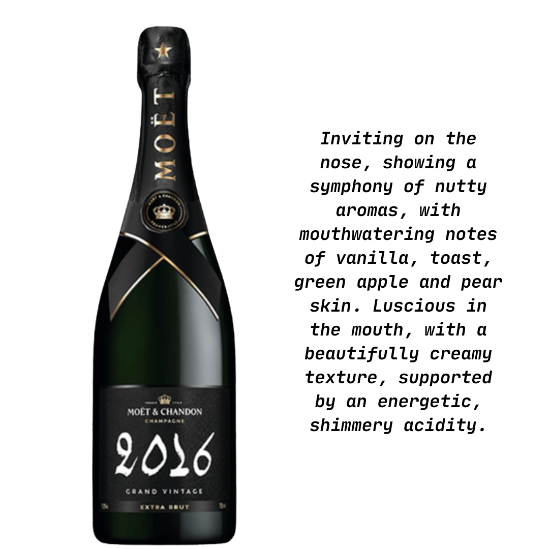 Moët & Chandon Grand Vintage Brut Champagne 2016 - Singapore