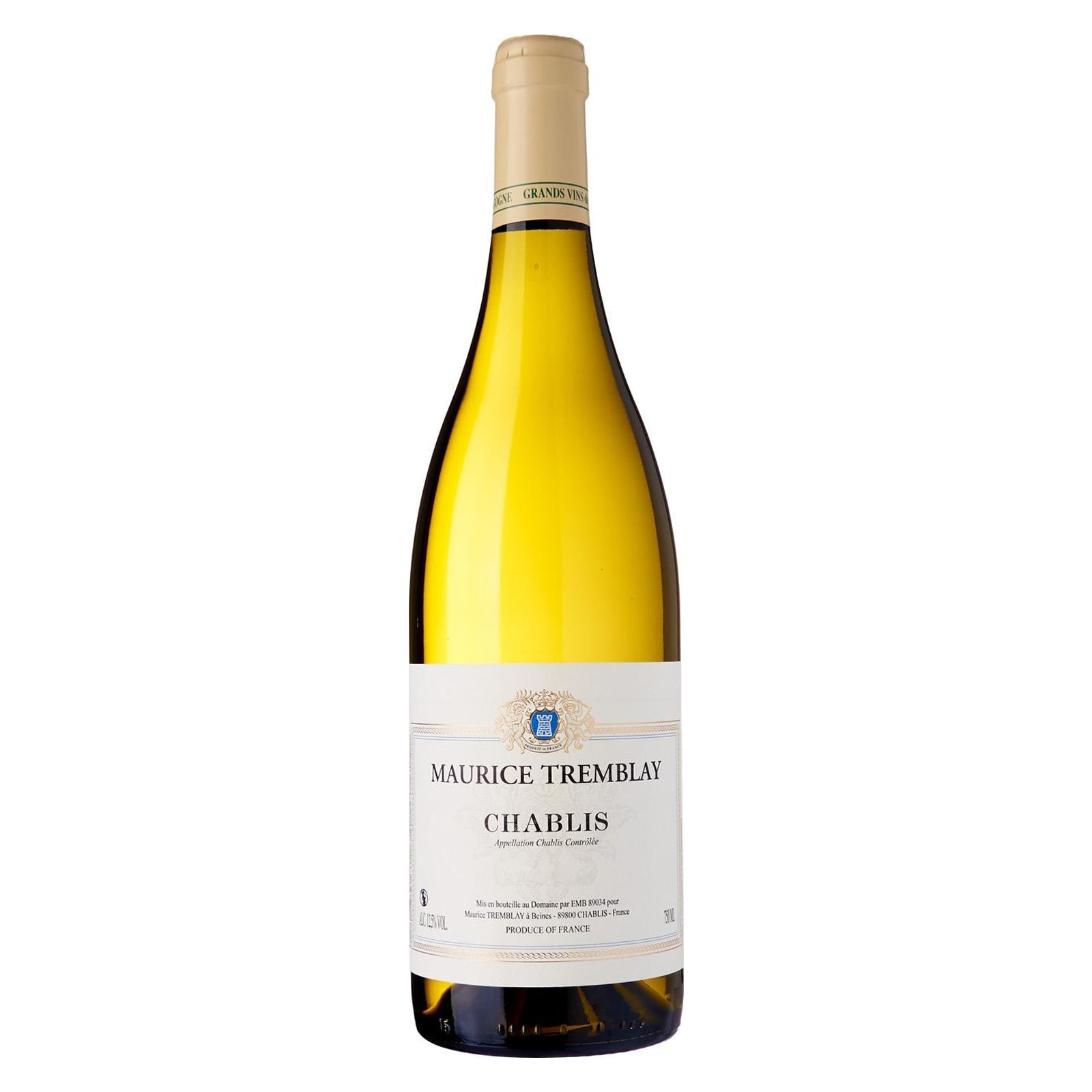 Domaine Maurice Tremblay Chablis 2023 - Burgundy Chardonnay