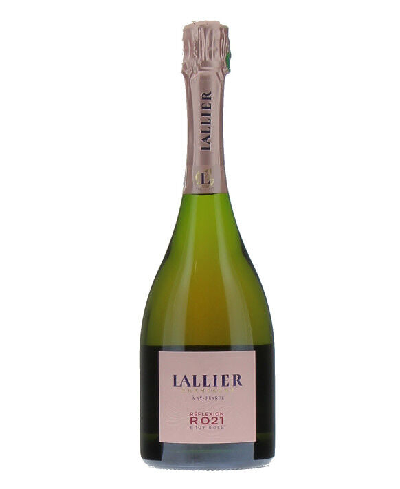 Lallier Rosé Brut Champagne bottle