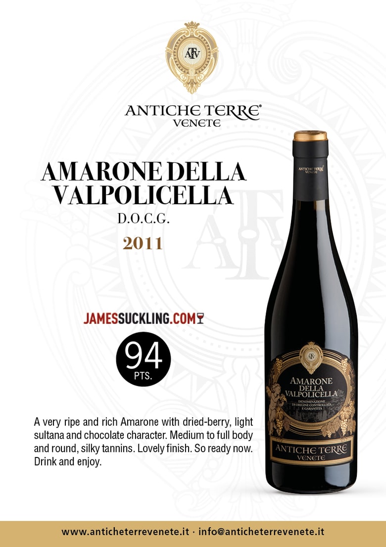 Antiche Terre Venete Amarone Della Valpolicella Riserva Del Fondatore DOCG 2011 | Red Wine | Singapore