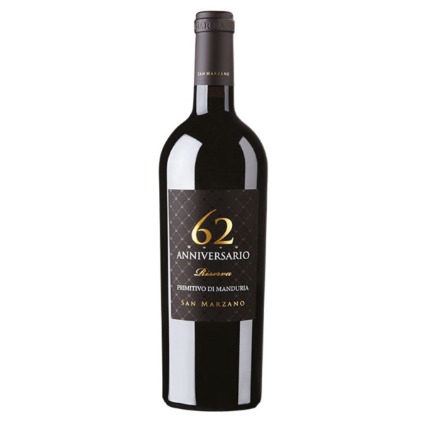 San Marzano 62 Anniversario Primitivo Di Manduria Riserva 2018 | Red Wine | Singapore