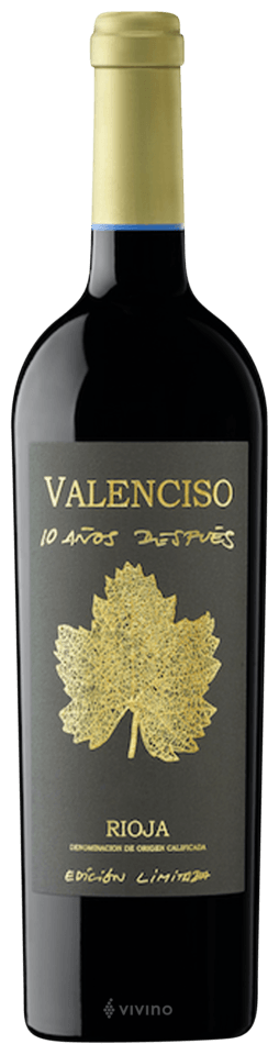 Valenciso Rioja Reserva 10 Años Después Edición Limitada 2010