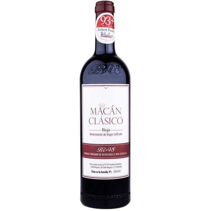 Bodegas Benjamin de Rothschild - Vega Sicilia 'Macan' Clasico 2019 | Red Wine | Singapore